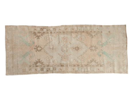 Vintage Distressed Oushak Rug Runner // ONH Item: 12027