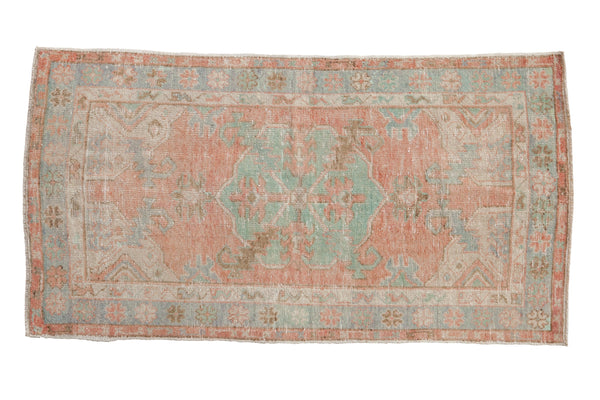 Vintage Distressed Oushak Rug // ONH Item: 12030