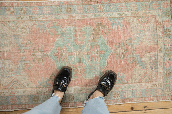 Vintage Distressed Oushak Rug // ONH Item: 12030, Image 1