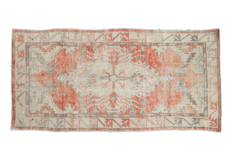 Vintage Distressed Oushak Rug Runner // ONH Item: 12035