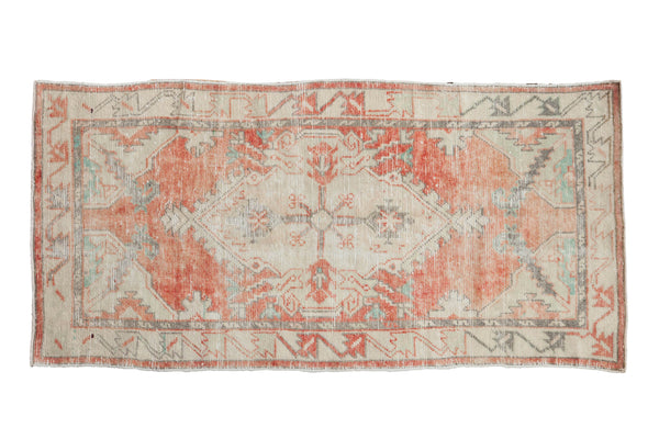 Vintage Distressed Oushak Rug Runner // ONH Item: 12035