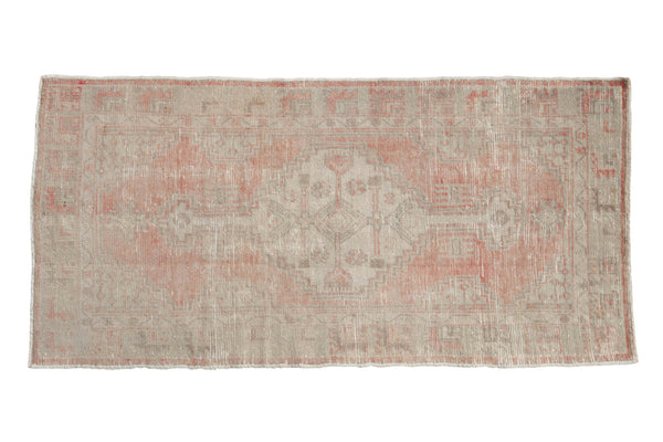 Vintage Distressed Oushak Rug Runner // ONH Item: 12037