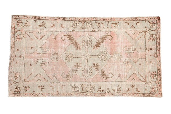 Vintage Distressed Oushak Rug Runner // ONH Item: 12039