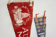 Vintage Felt Flag Pair // ONH Item 1204 Image 5