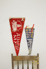 Vintage Felt Flag Pair // ONH Item 1204 Image 3