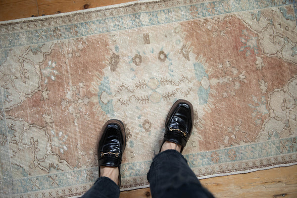 Vintage Distressed Oushak Rug // ONH Item: 12041, Image 1