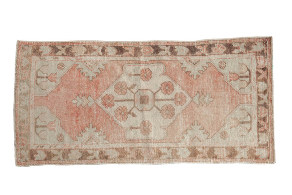 Vintage Distressed Oushak Rug Runner // ONH Item: 12042