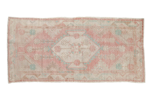 Vintage Distressed Oushak Rug Runner // ONH Item: 12043
