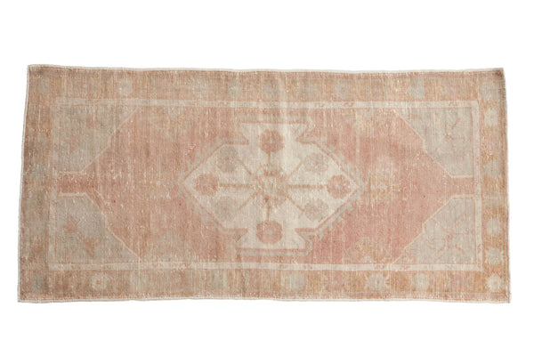 Vintage Distressed Oushak Rug Runner // ONH Item: 12049