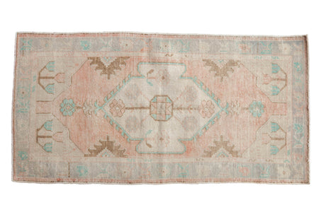 Vintage Distressed Oushak Rug Runner // ONH Item: 12051