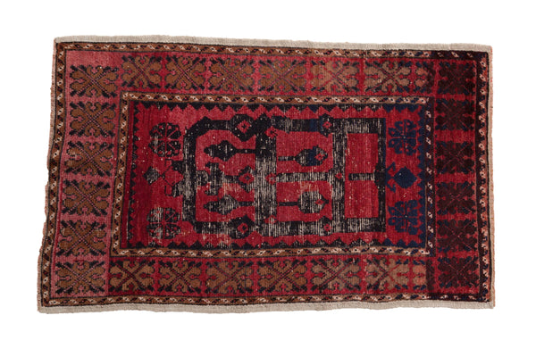 Vintage Distressed Oushak Rug // ONH Item: 12053