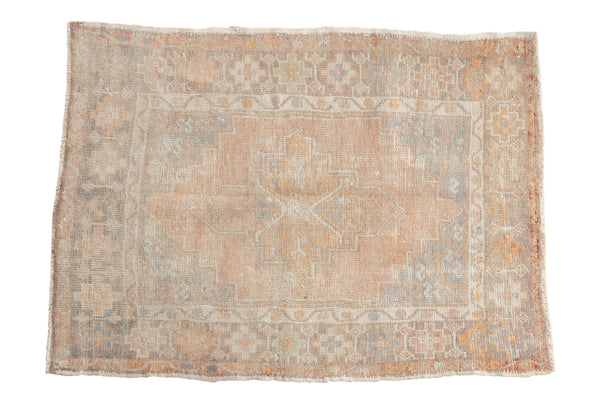 Vintage Distressed Oushak Rug // ONH Item: 12054