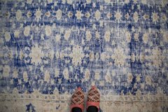 6.5x8.5 Vintage Distressed Oushak Carpet // ONH Item 12058 Image 1