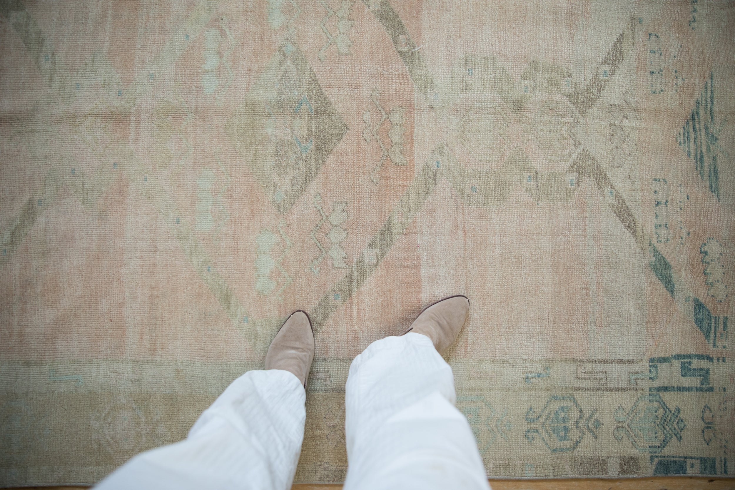 5x11 Vintage Distressed Oushak Rug Runner // ONH Item 12066 Image 1