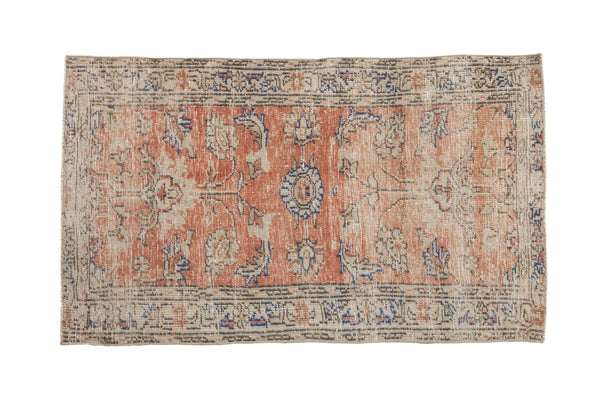 2.5x4.5 Vintage Distressed Oushak Rug // ONH Item 12067