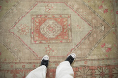 5.5x8.5 Vintage Distressed Oushak Carpet // ONH Item 12068 Image 1