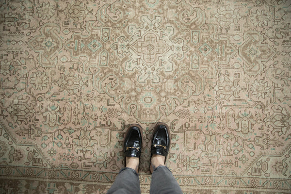 6.5x9 Vintage Distressed Tabriz Carpet