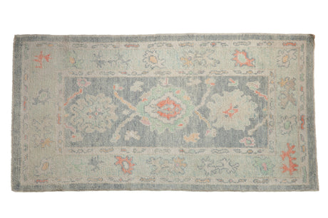 3x5.5 Distressed Oushak Rug // ONH Item 12104