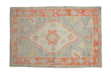 2x3.5 Distressed Oushak Rug // ONH Item 12105