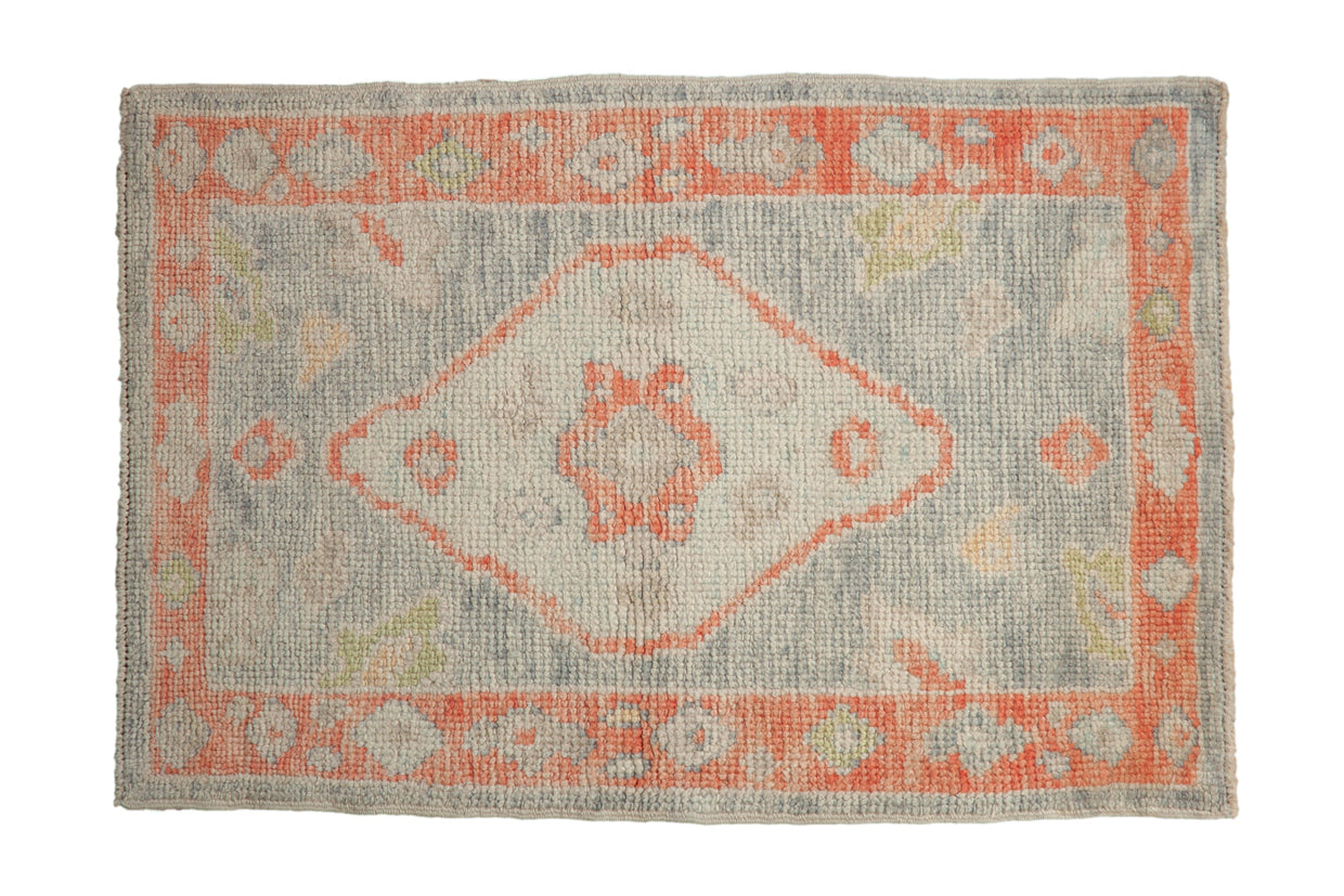 2x3.5 Distressed Oushak Rug // ONH Item 12105