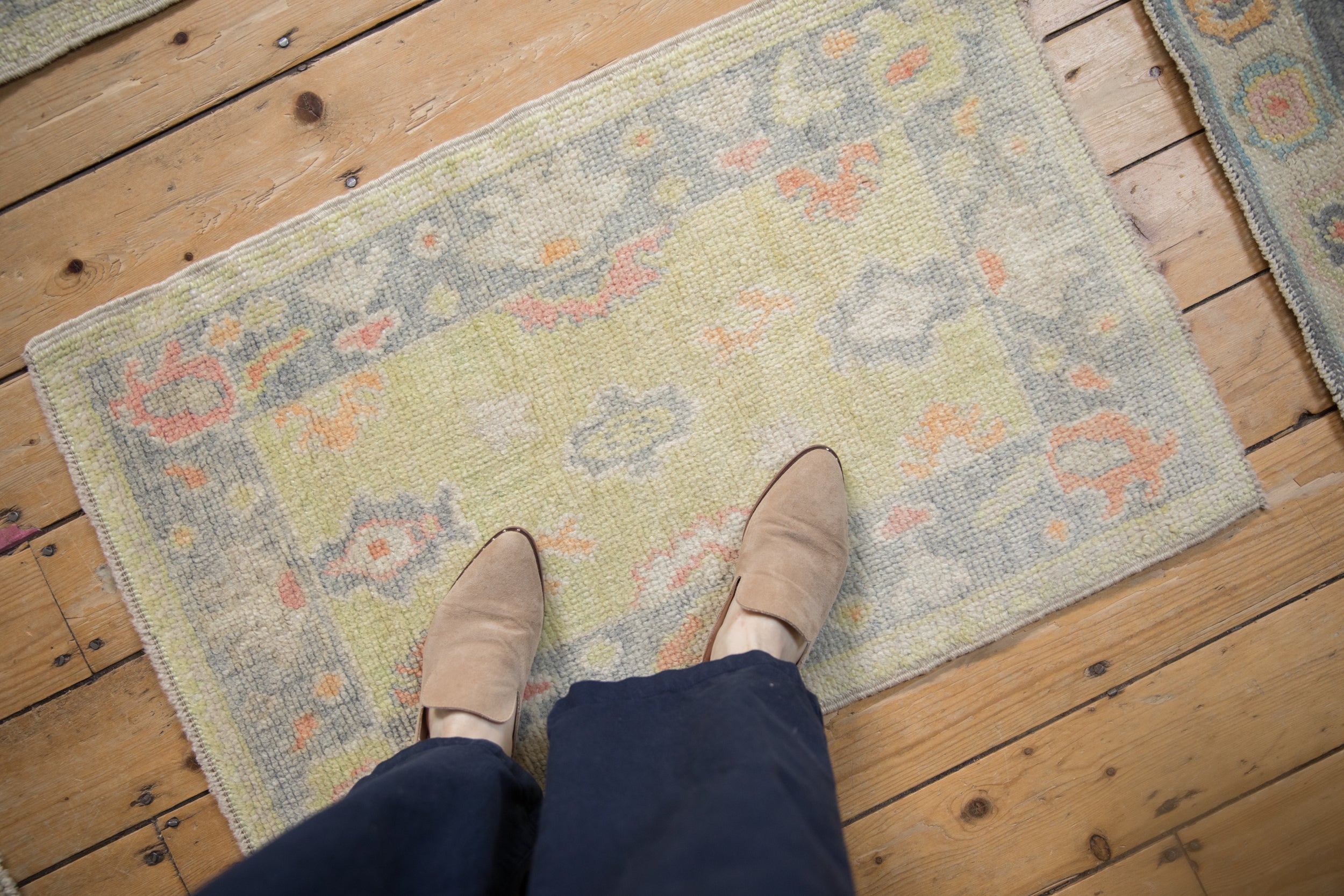 2x3 Distressed Oushak Rug Mat // ONH Item 12106 Image 1