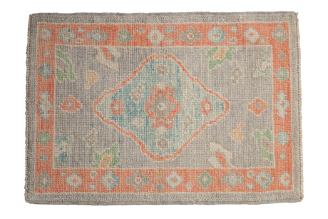 2x3 Distressed Oushak Rug Mat // ONH Item 12107