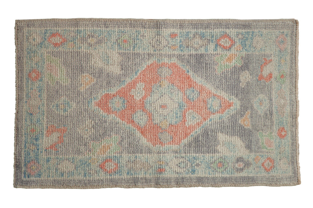 2x3.5 Distressed Oushak Rug // ONH Item 12108