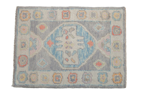 2x3 Distressed Oushak Rug Mat // ONH Item 12109