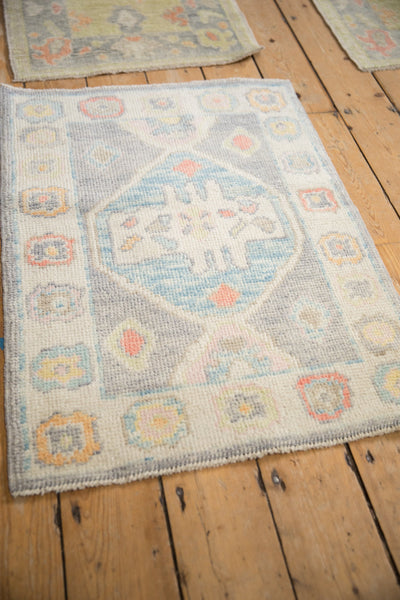 2x3 Distressed Oushak Rug Mat // ONH Item 12109 Image 3
