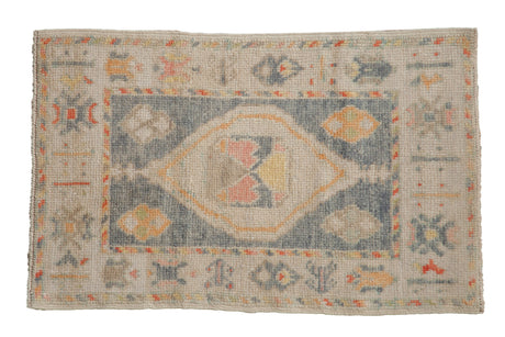 2x3.5 Distressed Oushak Rug // ONH Item 12113