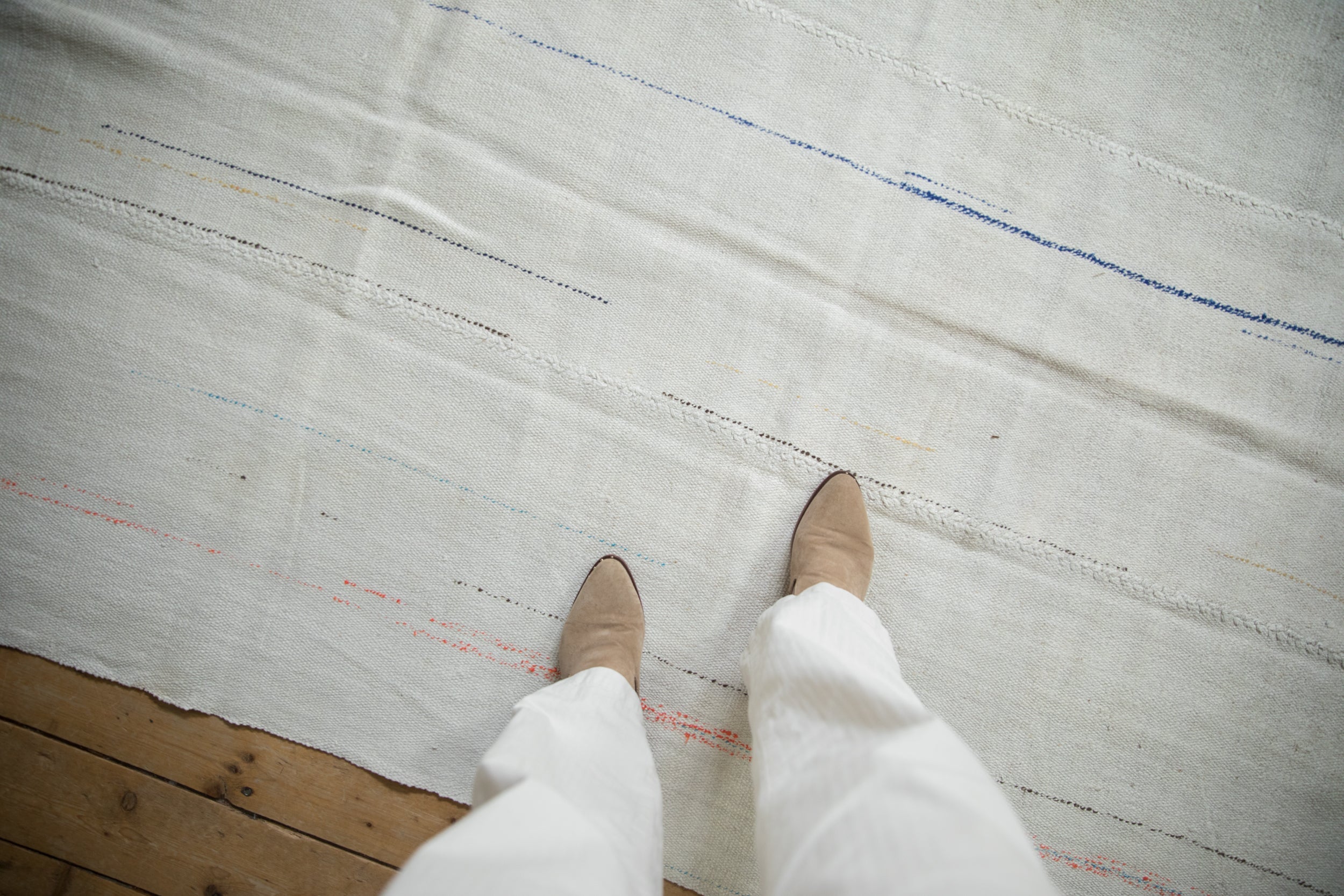 Vintage Hemp Kilim Rug // ONH Item: 12129, Image 1