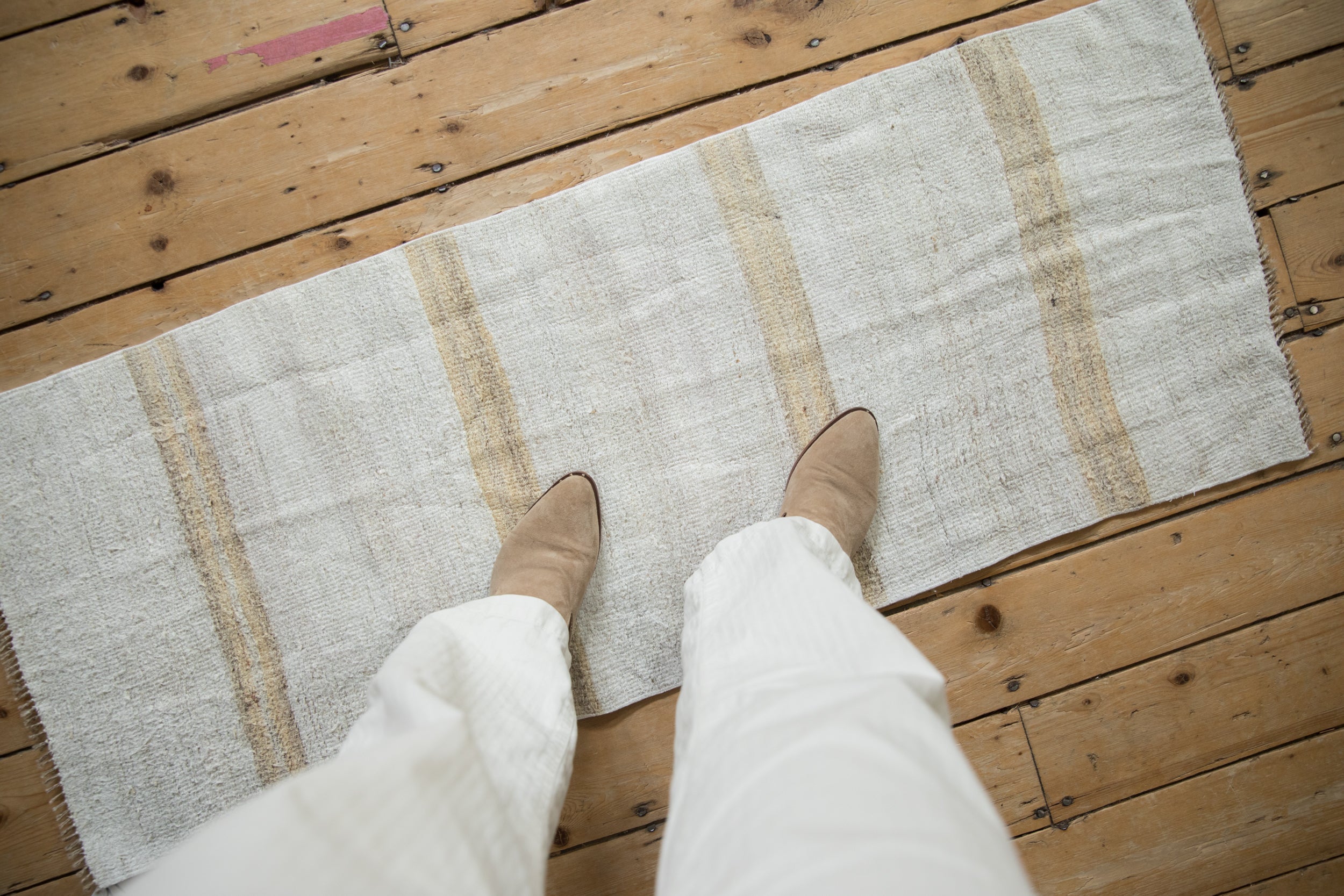 Vintage Hemp Kilim Rug Mat Runner // ONH Item: 12131, Image 1