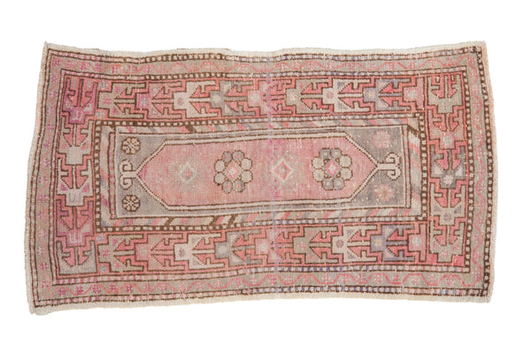 Vintage Distressed Oushak Rug // ONH Item: 12134