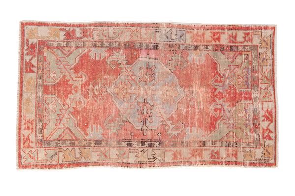 Vintage Distressed Oushak Rug // ONH Item: 12137