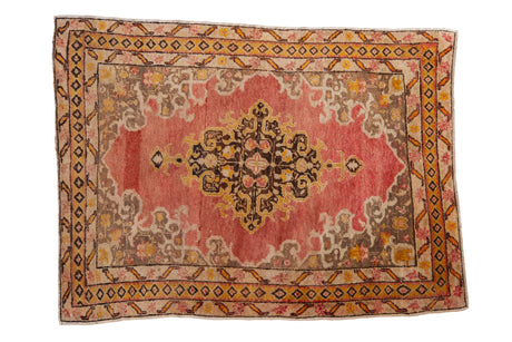 Vintage Anatolian Square Rug // ONH Item: 12139