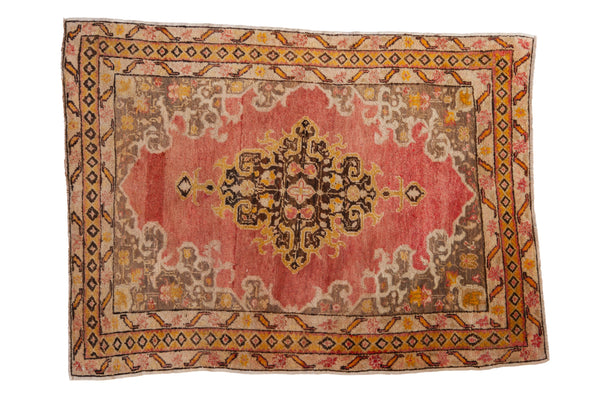 Vintage Anatolian Square Rug // ONH Item: 12139