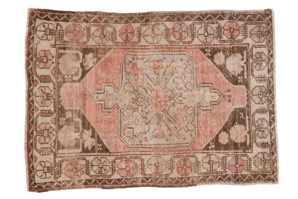 Vintage Distressed Oushak Rug // ONH Item: 12141
