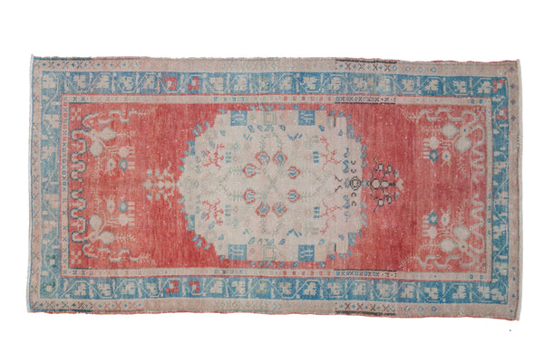 Vintage Distressed Oushak Rug // ONH Item: 12147