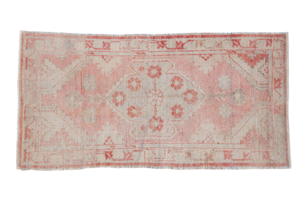 Vintage Distressed Oushak Rug Runner // ONH Item: 12148