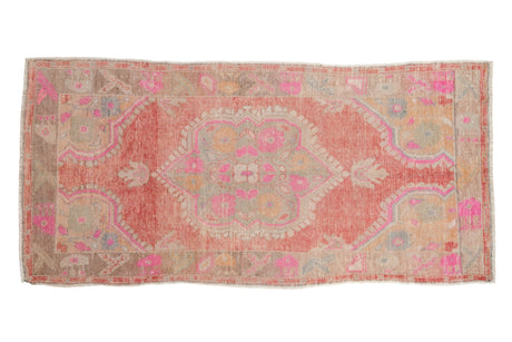 Vintage Distressed Oushak Rug Runner // ONH Item: 12150
