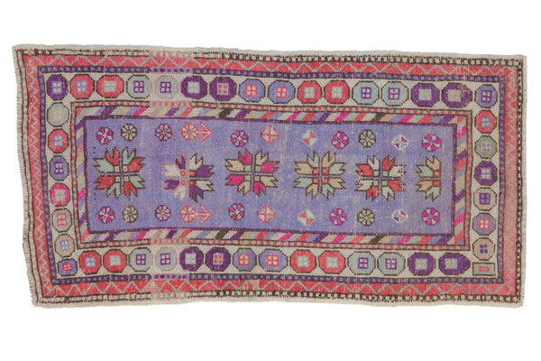 Vintage Distressed Oushak Rug Runner // ONH Item: 12156