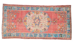 3x6 Vintage Distressed Oushak Rug Runner