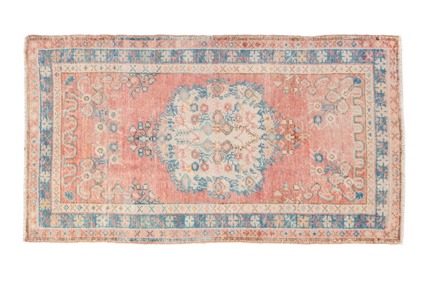 Vintage Distressed Oushak Rug // ONH Item: 12163