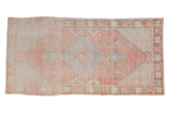 Vintage Distressed Oushak Rug Runner // ONH Item: 12166