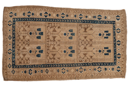 Vintage Distressed Afghani Rug // ONH Item: 12171
