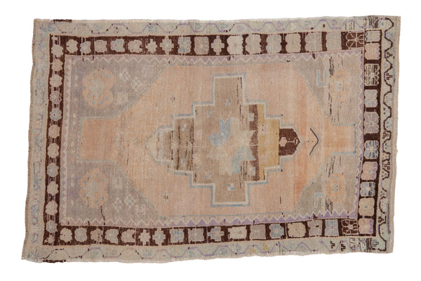 Vintage Distressed Oushak Rug // ONH Item: 12172