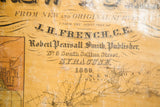 Publisher's imprint on the 1860 New York map, citing Robert Pearsall Smith of Syracuse.