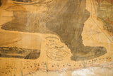 Ornate meteorological title cartouche on the aged canvas of a pre-Civil War New York map.