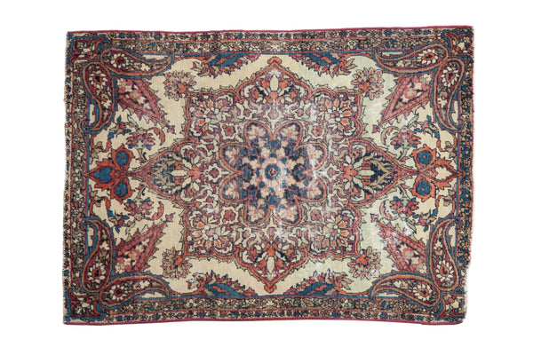 Antique Fragment Kerman Rug Mat // ONH Item: 12191