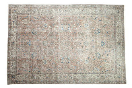 Vintage Distressed Oushak Carpet // ONH Item: 12201